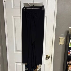 Zara Black Drape Skirt